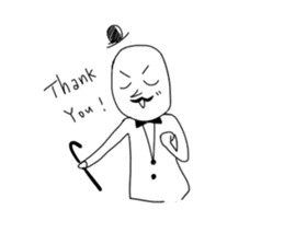 Childish man sticker #9351132