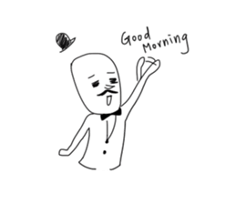 Childish man sticker #9351136