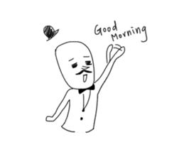 Childish man sticker #9351136