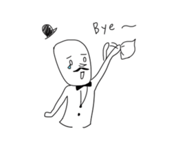 Childish man sticker #9351137