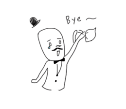 Childish man sticker #9351137