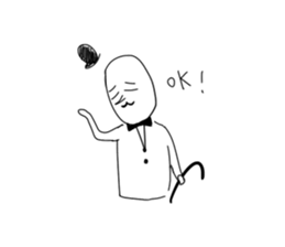 Childish man sticker #9351139