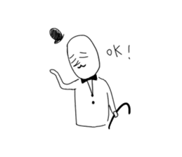 Childish man sticker #9351139