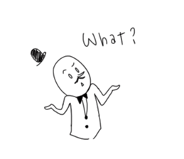 Childish man sticker #9351141