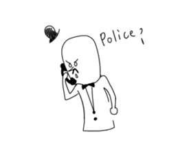 Childish man sticker #9351142