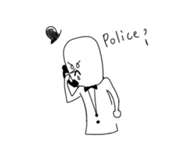 Childish man sticker #9351142