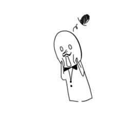 Childish man sticker #9351143