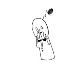 Childish man sticker #9351143