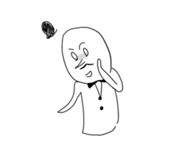 Childish man sticker #9351147