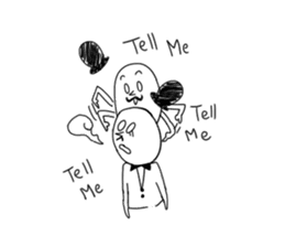 Childish man sticker #9351149