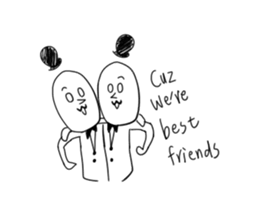 Childish man sticker #9351150