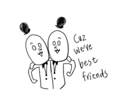 Childish man sticker #9351150