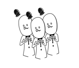 Childish man sticker #9351151