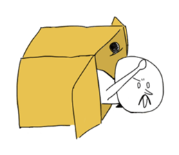 Childish man sticker #9351153