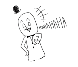 Childish man sticker #9351156