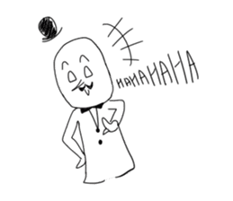 Childish man sticker #9351156