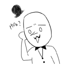 Childish man sticker #9351159