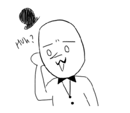 Childish man sticker #9351159