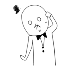 Childish man sticker #9351160