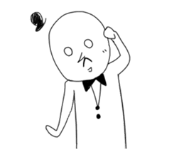 Childish man sticker #9351160