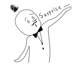 Childish man sticker #9351161