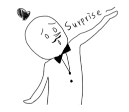 Childish man sticker #9351161