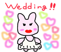 congratulation rabbit sticker #9351302