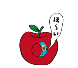 Manually freely apple sticker vol.2 sticker #9351342