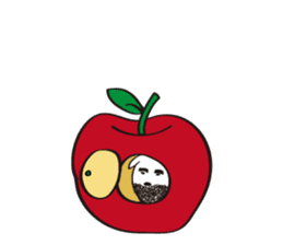 Manually freely apple sticker vol.2 sticker #9351344