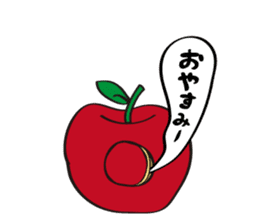 Manually freely apple sticker vol.2 sticker #9351346