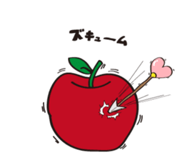 Manually freely apple sticker vol.2 sticker #9351363