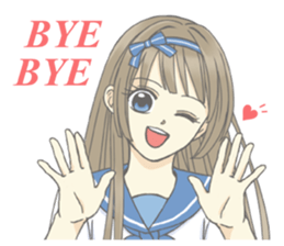 bowknot girls series stickers sticker #9351810