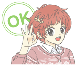 bowknot girls series stickers sticker #9351821