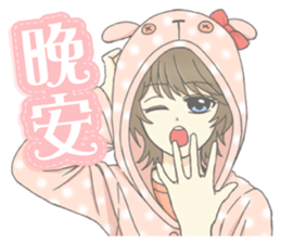 bowknot girls series stickers sticker #9351828