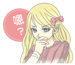 bowknot girls series stickers sticker #9351845