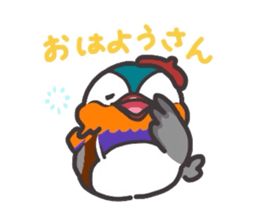 the mandarin duck "totto" sticker #9352176