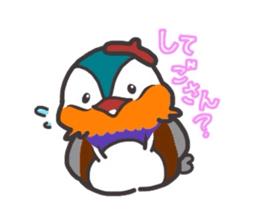 the mandarin duck "totto" sticker #9352178