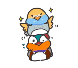the mandarin duck "totto" sticker #9352203
