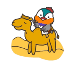 the mandarin duck "totto" sticker #9352204