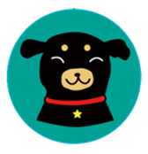 Cute dog Maro&Okyo sticker #9352235