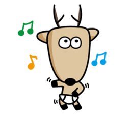 The Lost Deer, Milu 2.0 sticker #9352776