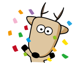 The Lost Deer, Milu 2.0 sticker #9352791