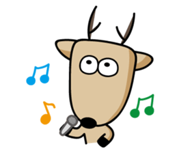 The Lost Deer, Milu 2.0 sticker #9352799