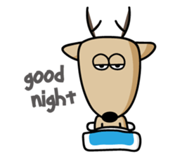 The Lost Deer, Milu 2.0 sticker #9352803