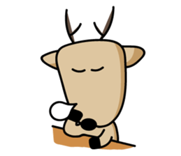 The Lost Deer, Milu 2.0 sticker #9352806