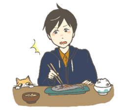 Cat and I. sticker #9352816