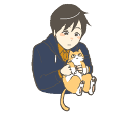 Cat and I. sticker #9352825