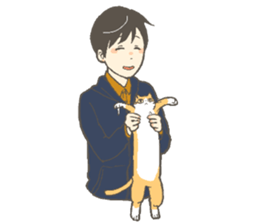 Cat and I. sticker #9352826