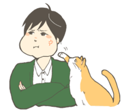 Cat and I. sticker #9352831