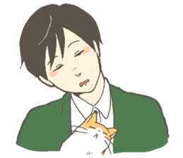 Cat and I. sticker #9352840